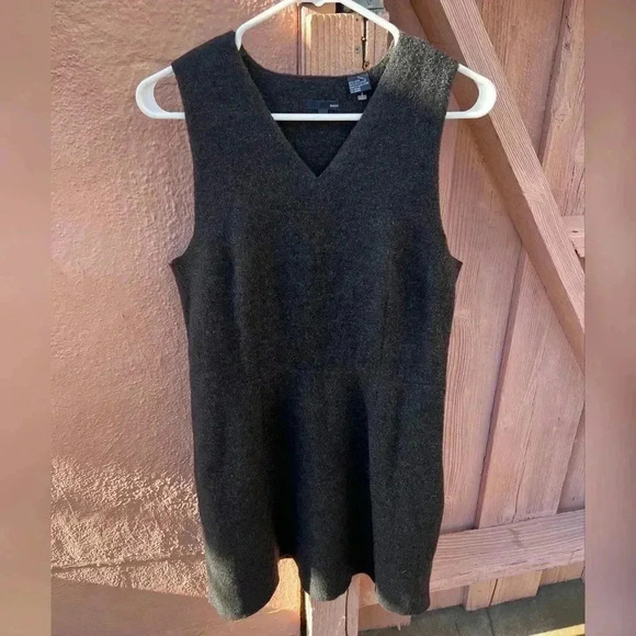 Basco Wool Grey Dress LIKE NEW - Picture 1 of 4